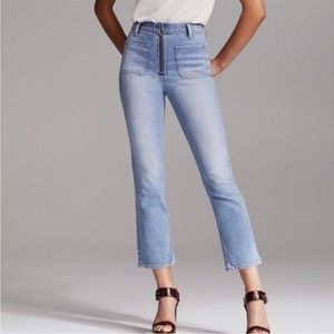 Denim forum just peachy straight jeans. Size 25